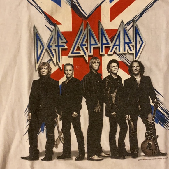 2002 DEF LEPPARD TOUR T SHIRT - Picture 2 of 4